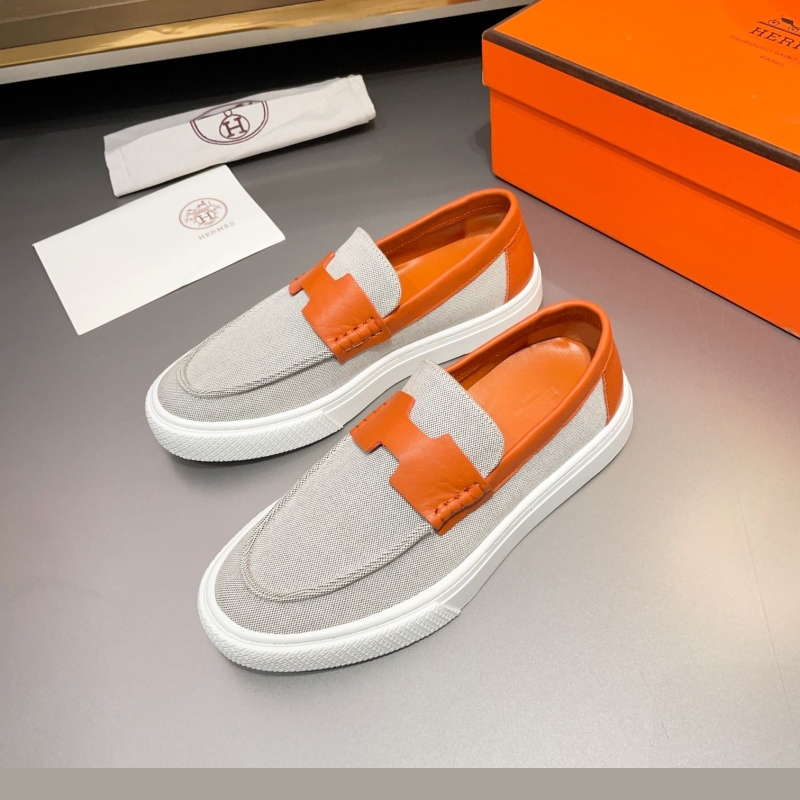 H**mes leather shoes